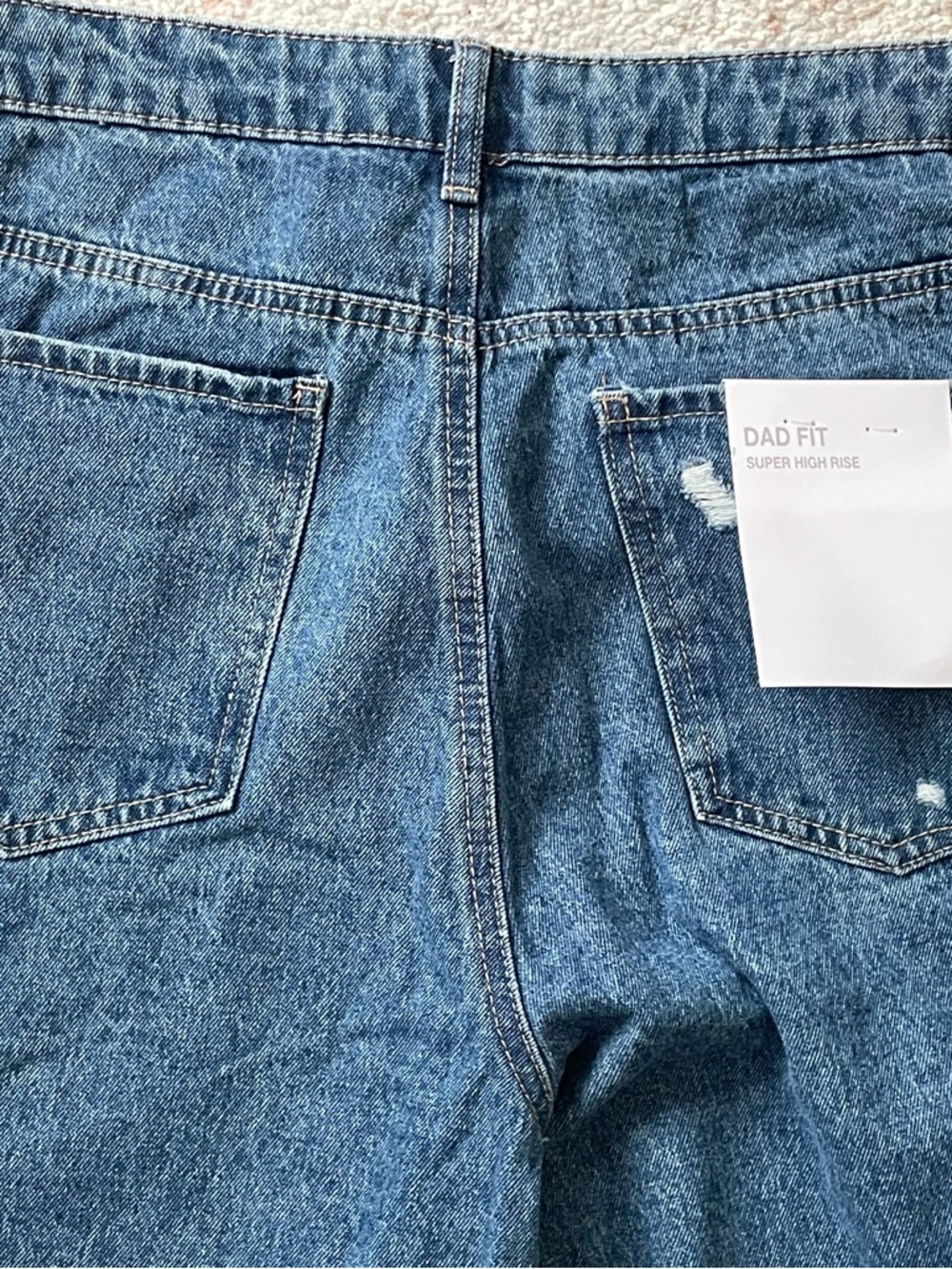 NWT-Indigo Rein Dad Fit SUPER High Rise Jeans-Size 15 - Picture 4 of 5